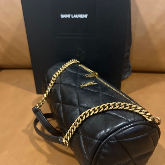 YSL Sade Mini Quilted Leather Tube Bag - Picture 5 of 5